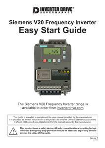 Siemens V20 Easy Start Guide
